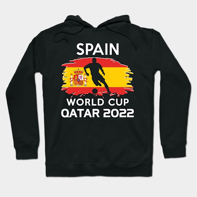 World Cup 2022 Spain Team Hoodie by adik